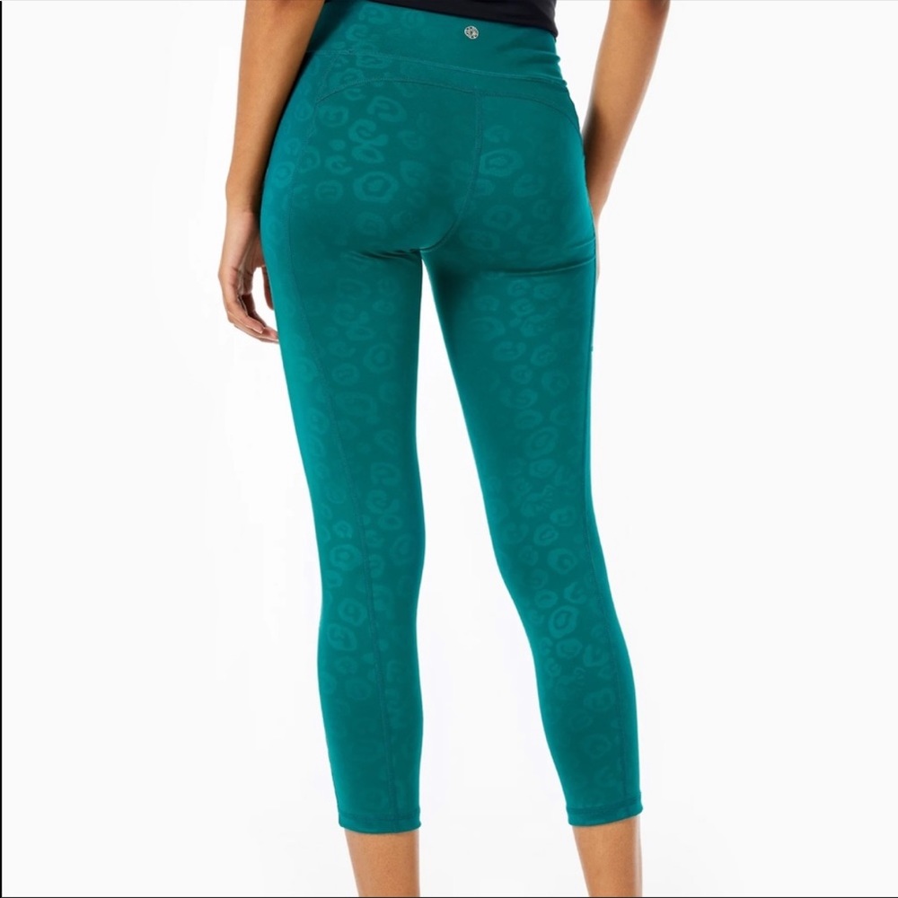 Lilly Pulitzer Teal Capri Leggings